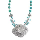 .925 Silver and Turquoise Necklace- 18+