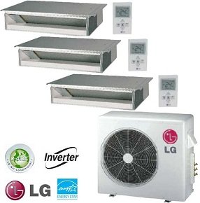 LMU245HV+LMDN095HVx2+LMDN125HV Concealed Ceiling Tri Zone Heat Pump 3 41JXKY URDL LMU245HV+LMDN095HVx2+LMDN125HV Concealed Ceiling Tri Zone Heat Pump 3
