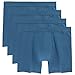 David Archy Men's 4 Pack Vintage Classic Micro Modal Cotton Boxer Briefs