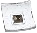 Kosta Boda Domino Silver Heart Dish