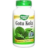 Nature's Way Gotu Kola - 180 Capsules/475 mg certified