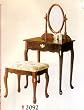 BEAUTIFUL NEW CHERRY FINISH VANITY SET