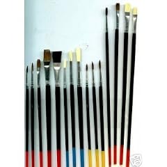 15 K�nstler Pinsel versch. Gr�ssen & Formen