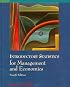 Introductory Statistics for Management and Economics