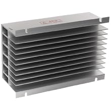 Omron Y92B-N100 Surface Mount Heat Sink, Track Mounting, For Use With G3NA-220B, G3NA-420B, G3NA-220T(L), G3NE-220T(L)(-2)-US Relays