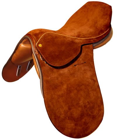 Childrens Toyshop  Sporting Goods : Full Suede Argentine Polo Saddle - Original Argentine polo saddle - For polo and any other equestria