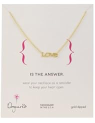 Dogeared Sterling Silver Words To Live By Love Necklace, 18"