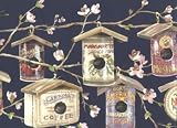 Country Birdhouse Border