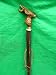 Elegantly finished, flamed wood hiking pole/stick with gorgeous Stags Head handle, wrist loop and Spiked Metal Ferrule.Genuine Hand Finished & Lacquered. this fabulous stick has been hand finished to perfection with a comfortable smooth natural hand grip area, making it perfect for all kinds of outdoor activities.Elegantly finished, wood hiking pole/stick spiked Ferrule.  Trekking / hiking poles / hiking sticks or walking poles are a common hiking accessory. Aid walking and stability under normal conditions and rough terrain.  Descendants of the common walking stick, trekking poles are usually used by hikers for the same reasons - to provide some rhythm to their walking pace and for added support. On flat, smooth terrain they really aren't necessary although using them can increase the exercise a hiker gets from the trip, as well as the speed. But on less certain terrain, or steep slopes, they provide useful lateral stability, and many turn to them for help with knee pain. They can also be used as aids when climbing rocks or boulders, to probe the depth of mud or water and facilitate a crossing. When traversing steep slopes for long distances,