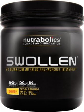 Nutrabolics SWOLLEN Pre-workout Muscle Pump 168g (Orange)