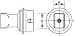 Weller 0058736840 21.5mm x 14.8mm 2-Sides Heated Nozzle, ND20 for HAP2, HAP3 Hot Air Irons
