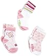 Robeez Baby-Girls Newborn 3 Pocket Butterfly Sock