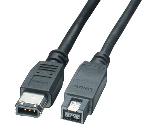 Childrens Toyshop  Electronics : LINDY FireWire 800 Cable, 6 Pin Male to 9 Pin Bilingual Male, 3m