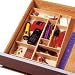 Lipper International 379 Beechwood Adjustable Drawer Organizer