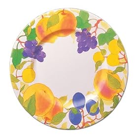 Melamine Dinner Plates - Patio Plus Design, 4pc Set