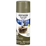 Rust-Oleum 249069 Painter's Touch Multi-Purpose Spray Paint, Satin Oregano, 12-Ounce