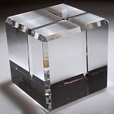 Avon Cube Crystal Desk Accent
