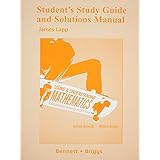 student study guide and solutions manual for using and understanding mathematics pearson custom mathematics