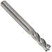 Melin Tool CCMG Carbide Corner Radius End Mills, Inch, Uncoated (Bright) Finish, 30 Degree Helix, For Use With Cast Iron, Plastics, Steel/Steel Alloys, Titanium/Titanium Alloys