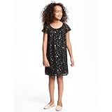 オールドネイビー OLD NAVY/ パターンスイングドレス ゴールドスター ワンピース XL【並行輸入】