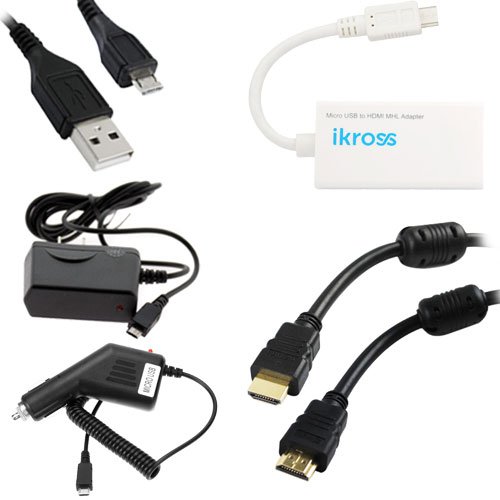 iKross MHL Micro USB to HDMI Female Adapter + 