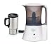Froth Au Lait Hot milk Frother With Bonus 16 oz. Stainless Steel 12V Heated Travel Mu...