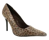CHEETAH POINTED TOE HEEL