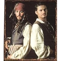 Pirates of the Caribbean-Jack Sparrow and Will Turner-Micro Raschel Throw Blanket