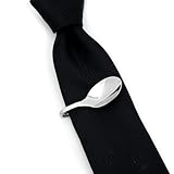 Stainless Steel Pebble Spoon Tie Clip Stainless Steel Pebble Spoon Tie Clip