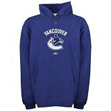 NHL Men's Vancouver Canucks Logo Premier Hoody (NAVY, XX-LARGE)