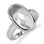 Rafaela Donata - 6080018554 - Argento Classico - Bague Femme - Argent 925/1000 - Oxyde de Zirconium Blanc - T 54