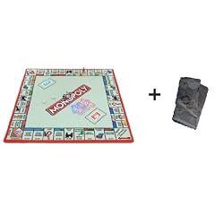 Hasbro 5427499 Original Spielteppich "Monopoly" inkl. aller Figuren, Spielgeld und Spielkarten