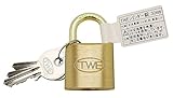 WAKI TWE シリンダー錠 バラ 30mm