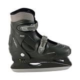 LAKE PLACID - GLIDER GT 500 BOYS AJUSTABLE ICESKATES  SIZE 4 TO 6 LARGE
