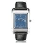 Columbia University Men's Swiss Watch - Blue Quad with Leather Strap by M.LaHart