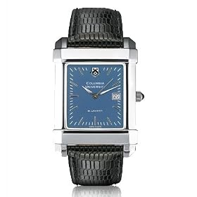 Buy Columbia University Mens Swiss Watch - Blue Quad with Leather Strap by M.LaHart by Columbia Sportswear