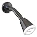 LASCO 08-2299 6-Inch Arm And Flange Shower Head with Adjustable Spray, Chrome Plated
