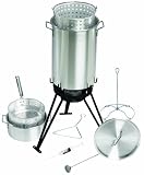Eastman Outdoors 37059 10-Piece 30-Quart Aluminum Outdoor Cooking Set