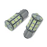 AutoVizion 1157 Xenon White 18 SMD Wide Angel View Light Bulb 1016 1034 1152 (Twin Pack) 3 years Warranty