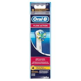 Braun Oral-B EB25-4 Floss Action Replacement Rechargeable Toothbrush Heads 4-Pack