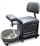Dina Meri 2318 Pedicure Station Pedicure Stool with Back Support
