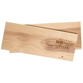 Elizabeth Karmel's Grill Friends Organic Pecan Grilling Planks, 2-Pack by Grill Friends