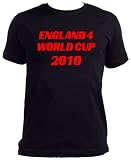 England 4 World Cup 2010 Dad T-Shirt - Football World Cup 2010 Clothing, Small