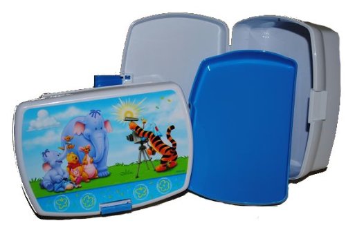 Brotdose Winnie the Pooh Brotbüchse Küche Essen Kinder Kindergarten Schule Bär Tigger Ferkel Lunchbox Heffalump Elefant