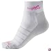 ZoN Running Ankle Socks (Medium, White/Grey)