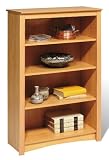 Prepac MDL-3248, ODL-3248 - Sonoma 48 4-Shelf Bookcase (Maple or Oak)
