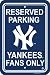 New York Yankees Plastic Parking Signs Set of 2