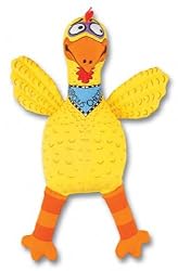 Doggy Hoots Classic Floppability Barnyard Bullies Suspicious Chicken Dog Toy