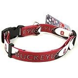 Ohio State Buckeyes Dog Collar Small 10-14