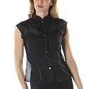 Isaac Mizrahi for Target&reg; Cap-Sleeve Blouse - Ebony